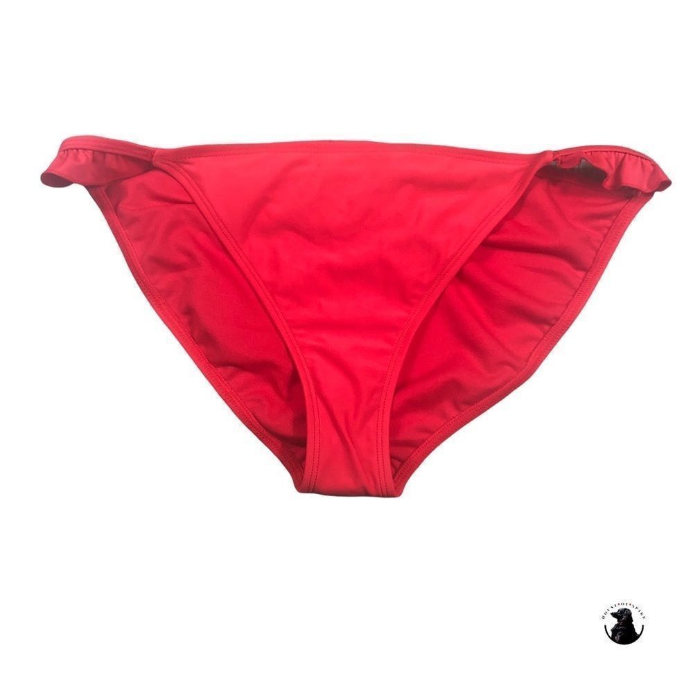 California Waves Red Pull On Basic Bikini Bottoms Size XL NWT